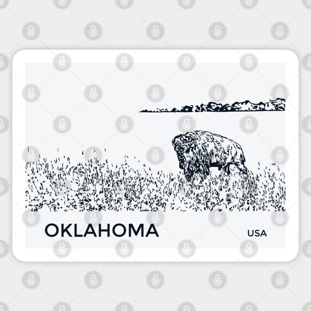 Oklahoma USA Sticker by Lakeric